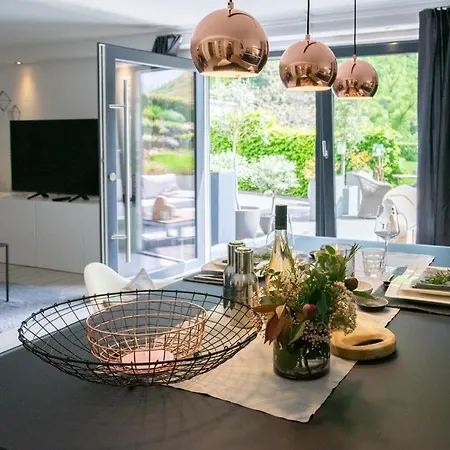 Apartment Ferienwohnung Dolcevita Direkte Mosellage Grosser Garten